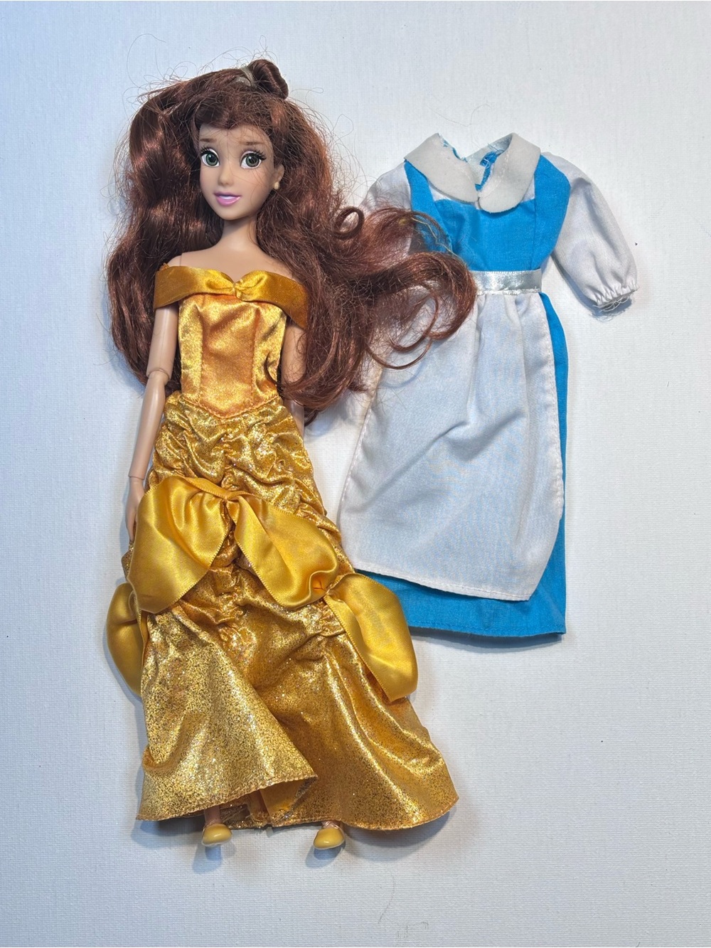 Disney Store Classic Belle Doll with Bonus Village Dress 🎀